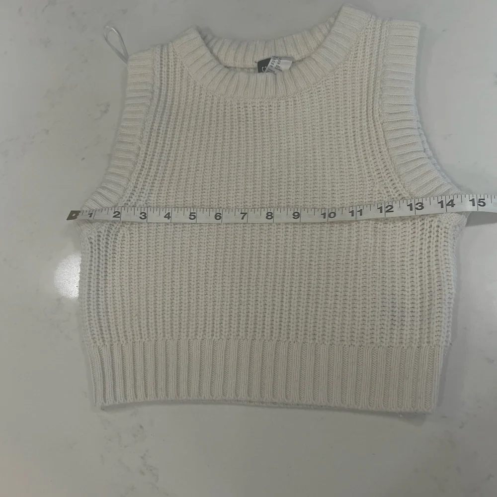 H&M Off-White Knit Sweater